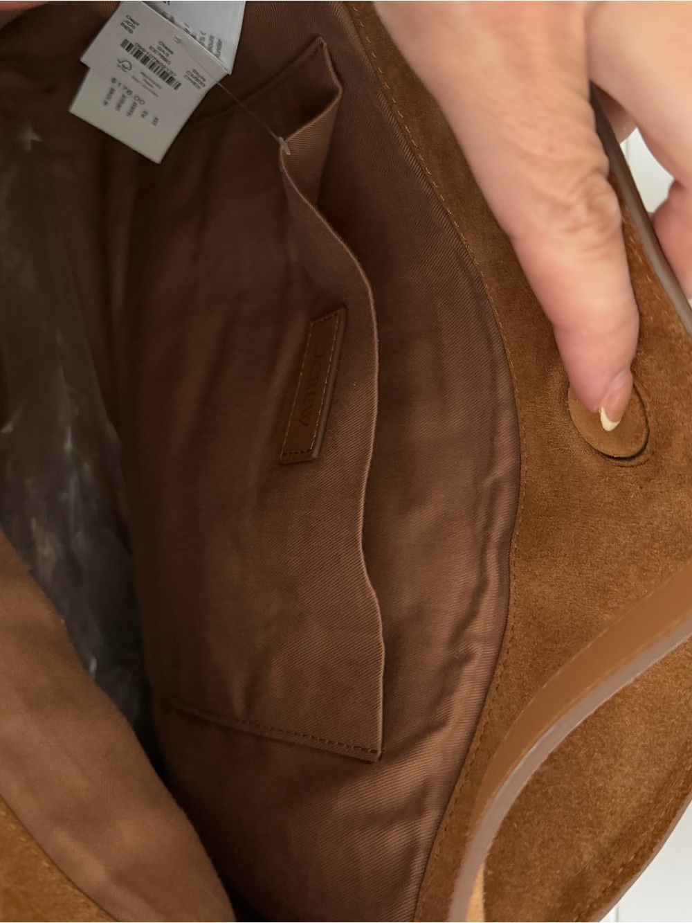 J Crew Berkeley Suede Shoulder Bag - Picture 5 of 7